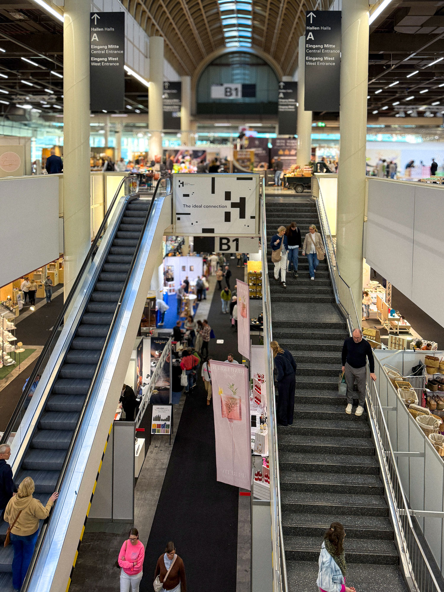 Einrichtungsmesse Nordstil, Blick in die Messehalle B1