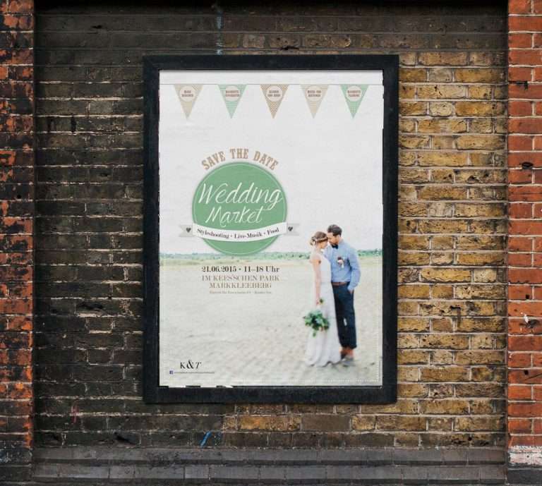 Wedding Market, Logo-Design, Poster & Postkarten